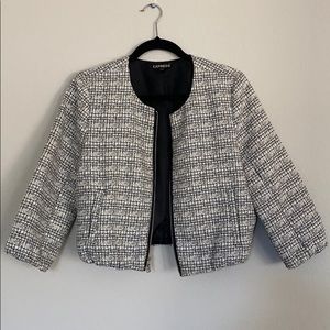 Black and white Express jacket